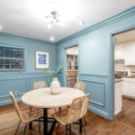 Elegant dining room with wainscoting