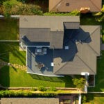 aerial view of Eastside Costa Mesa home