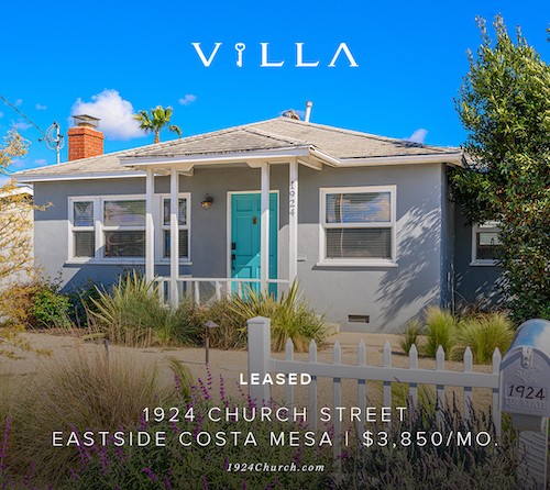 LEASED IN 7 DAYS AT FULL PRICE and professionally managed | 1924 Church Street | Eastside Costa Mesa