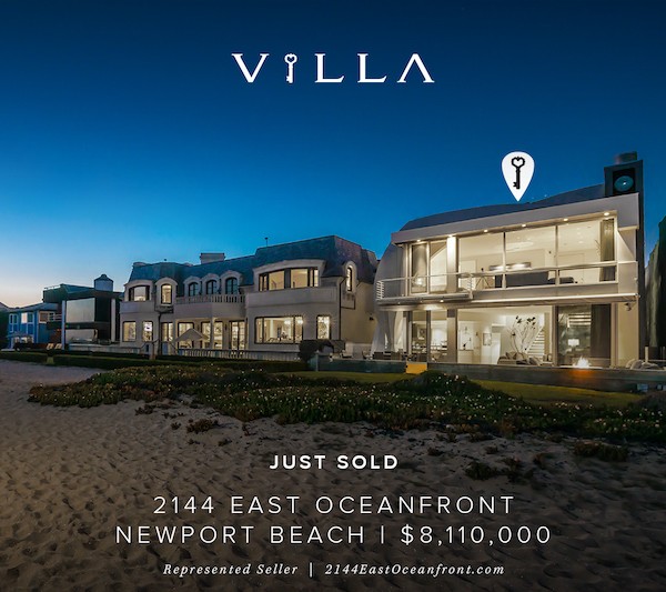SOLD – 2144 East Oceanfront | Newport Beach Balboa Peninsula Point | $8.11mm