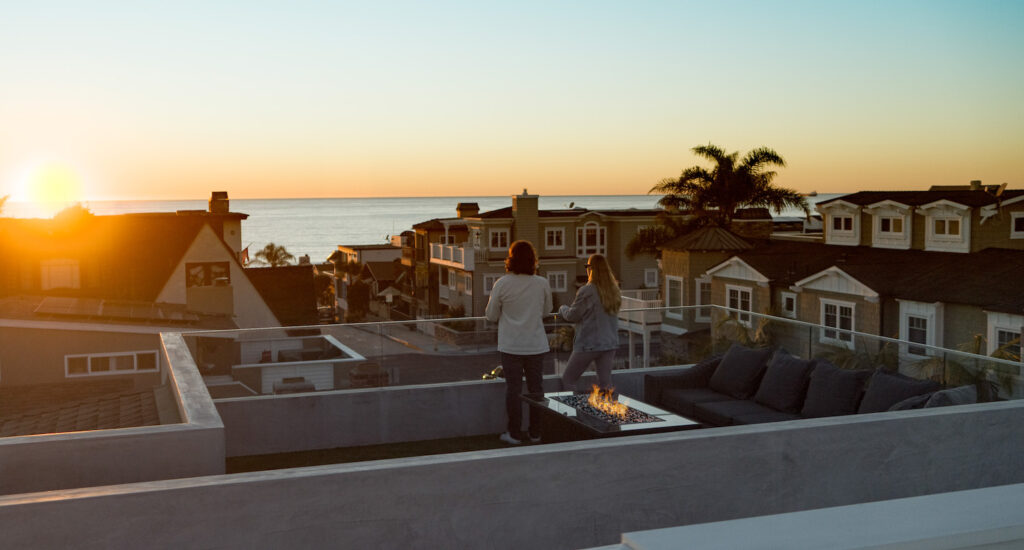 Oceanview home with roof deck