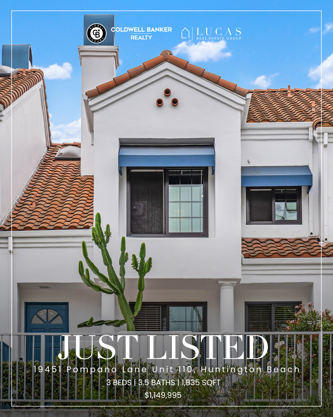 JUST LISTED | 19451 Pompano Lane – #110 | Huntington Beach | $1,199,995