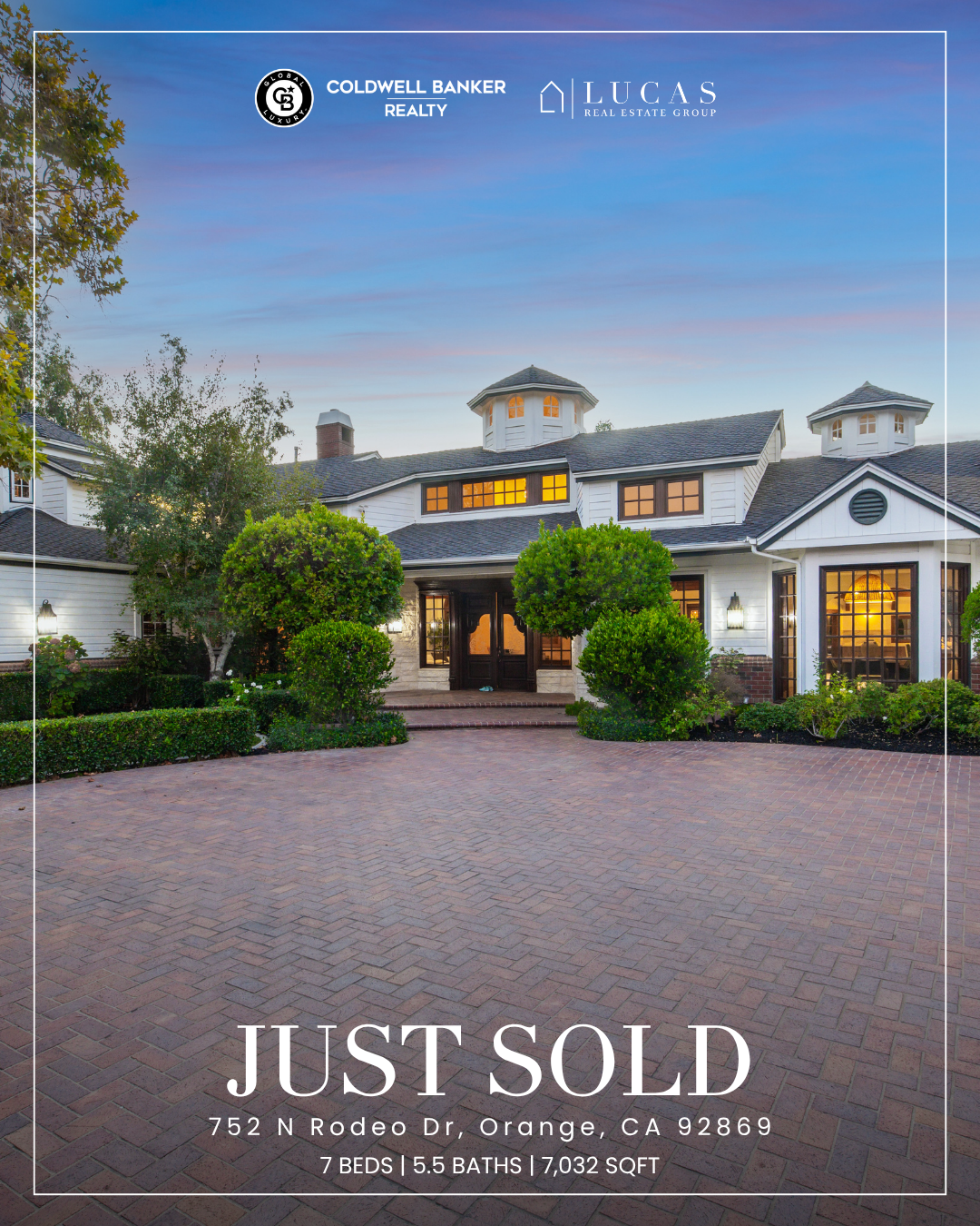 JUST SOLD | 752 N Rodeo Dr | Orange Park Acres | $4,675,000
